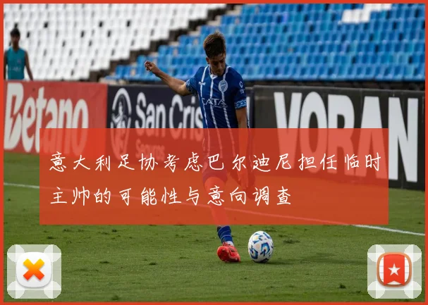 意大利足协考虑巴尔迪尼担任临时主帅的可能性与意向调查